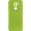 Чехол Silicone Cover Lakshmi Full Camera (A) для Xiaomi Redmi Note 9 / Redmi 10X Зеленый / Pistachio