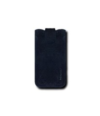 Кожаный футляр Mavis Premium VELOUR для Apple iPhone 4/4S/HTC Desire V/X, Темно-синий
