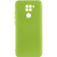Чохол Silicone Cover Lakshmi Full Camera (A) для Xiaomi Redmi Note 9 / Redmi 10X, Зеленый / Pistachio