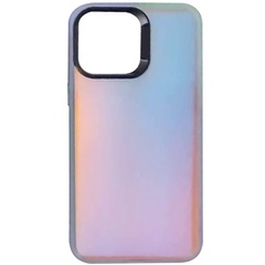 TPU+PC чехол Magic glow with protective edge для Apple iPhone 12 Pro / 12 (6.1") Pink / Purple