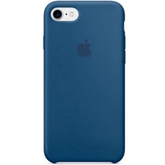 Чехол Silicone Case (AA) для Apple iPhone 7 / 8 (4.7") Синий / Navy Blue