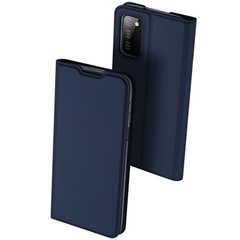 Чехол-книжка Dux Ducis с карманом для визиток для Samsung Galaxy A03s Синий