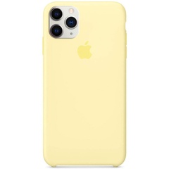 Чехол Silicone Case (AA) для Apple iPhone 11 Pro (5.8") Желтый / Mellow Yellow
