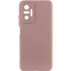 Чехол Silicone Cover Lakshmi Full Camera (A) для Xiaomi Redmi Note 10 Pro / 10 Pro Max Розовый / Pink Sand