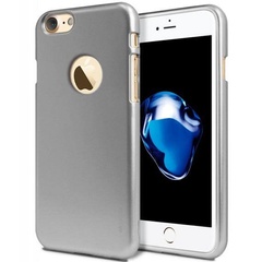 TPU чехол Mercury iJelly Metal series для Apple iPhone 7 / 8 (4.7"), Серый
