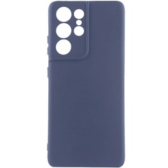 Чохол Silicone Cover Lakshmi Full Camera (A) для Samsung Galaxy S21 Ultra, Синий / Midnight Blue