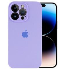 Чохол Silicone Case Full Camera Protective (AA) для Apple iPhone 14 Pro Max (6.7"), Бузковий / Dasheen