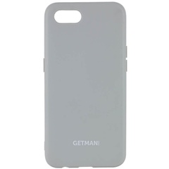 Чехол Silicone Case GETMAN for Magnet для Apple iPhone 7 / 8 / SE (2020) (4.7"), Серый / Mist Blue
