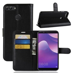 Чехол (книжка) Wallet с визитницей для Huawei Y9 (2019) / Enjoy 9 Plus, Черный