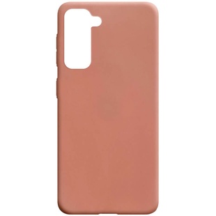 Силиконовый чехол Candy для Samsung Galaxy S21+ Rose Gold