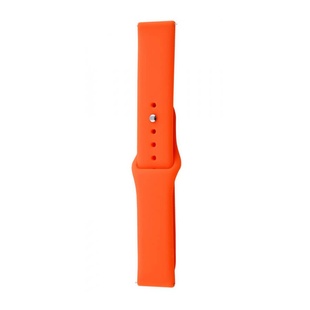 Силиконовый ремешок Sport для Xiaomi Amazfit/Samsung 20 mm Оранжевый / Orange