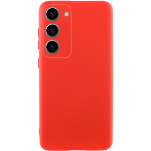 Чохол Silicone Cover Lakshmi Full Camera (AA) для Samsung Galaxy S24 FE, Червоний / Red