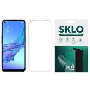 Защитная гидрогелевая пленка SKLO (экран) для Oppo A91 Матовый