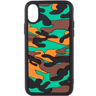 Чехол TPU+PC Army Collection для Apple iPhone XS Max (6.5") Коричневый