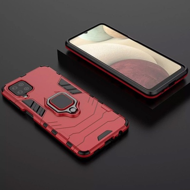 Ударопрочный чехол Transformer Ring for Magnet для Samsung Galaxy A22 4G / M32 Красный / Dante Red
