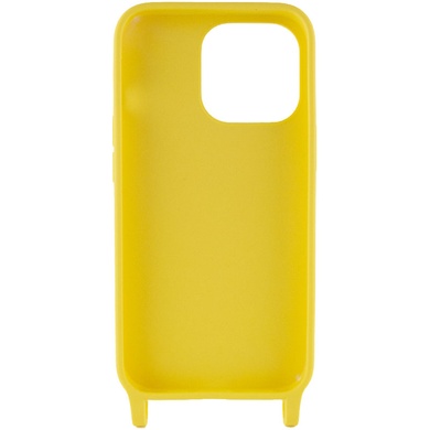 Чехол Cord case c длинным цветным ремешком для Apple iPhone 11 Pro (5.8") Желтый