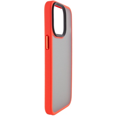 TPU+PC чехол Metal Buttons для Apple iPhone 15 (6.1") Красный