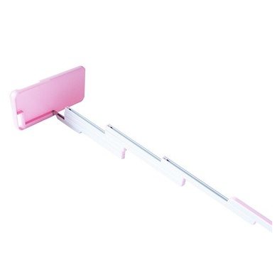 2 в 1! Чехол и селфи-палка для Apple iPhone 6 plus (5.5") из алюминия и ABS пластика, Розовый