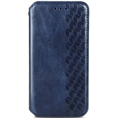 Шкіряний чохол книжка GETMAN Cubic (PU) для Samsung Galaxy A52 4G / A52 5G / A52s, Синий