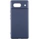 Чехол Silicone Cover Lakshmi (A) для Google Pixel 7a Синий / Midnight Blue