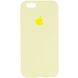 Чохол Silicone Case Full Protective (AA) для Apple iPhone 6/6s (4.7 "), Желтый / Mellow Yellow