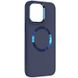 TPU чехол Bonbon Metal Style with MagSafe для Apple iPhone 15 Plus (6.7") Синий / Cosmos Blue