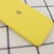 Чехол Silicone Case Square Full Camera Protective (AA) для Apple iPhone 11 Pro Max (6.5") Желтый / Canary Yellow
