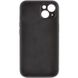 Чехол Silicone Case Full Camera Protective (AA) NO LOGO для Apple iPhone 15 Plus (6.7") Черный / Black