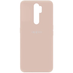 Чехол Silicone Cover My Color Full Protective (A) для Oppo A5 (2020) / Oppo A9 (2020) Розовый / Pink Sand