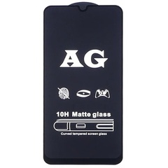 Защитное стекло 2.5D CP+ (full glue) Matte для Xiaomi Note 9s/Note 9 Pro/Note 9 Pro Max/Poco X3 NFC Черный