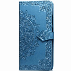 Кожаный чехол (книжка) Art Case с визитницей для Sony Xperia 5 Синий