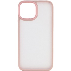TPU+PC чохол Metal Buttons для Apple iPhone 15 (6.1"), Розовый