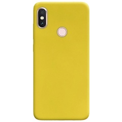 Силиконовый чехол Candy для Xiaomi Redmi Note 5 Pro / Note 5 (DC) Желтый