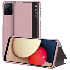 Чехол-книжка Smart View Cover для Xiaomi 11T / 11T Pro Розовый