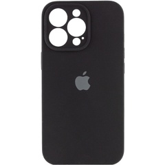 Чохол Silicone Case Full Camera Protective (AA) для Apple iPhone 15 Pro Max (6.7"), Чорний / Black