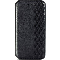 Кожаный чехол книжка GETMAN Cubic (PU) для Samsung Galaxy A52 4G / A52 5G Черный
