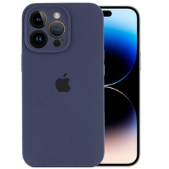 Чохол Silicone Case Full Camera Protective (AA) для Apple iPhone 14 Pro Max (6.7"), Темно-Синий / Midnight Blue