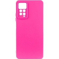 Чохол Silicone Cover Lakshmi Full Camera (AAA) для Xiaomi Redmi Note 11 Pro 4G/5G / 12 Pro 4G, Розовый / Barbie pink