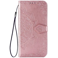 Кожаный чехол (книжка) Art Case с визитницей для Realme 5 Pro, Розовый