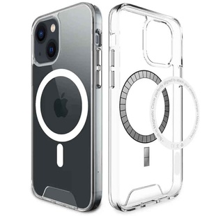 Чехол TPU Space Case with MagSafe для Apple iPhone 16 (6.1") Прозрачный