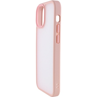 TPU+PC чохол Metal Buttons для Apple iPhone 15 (6.1"), Розовый