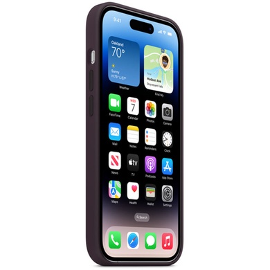 Чехол Silicone Case Full Protective (AA) для Apple iPhone 15 Pro Max (6.7") Фиолетовый / Elderberry