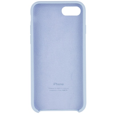Чехол Silicone case (AAA) для Apple iPhone 7 / 8 (4.7") Голубой / Sky Blue