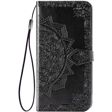 Кожаный чехол (книжка) Art Case с визитницей для Xiaomi Redmi 10 Черный