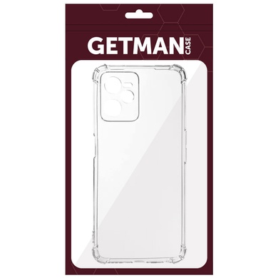 TPU чехол GETMAN Ease logo усиленные углы Full Camera для Realme C35 Бесцветный (прозрачный)