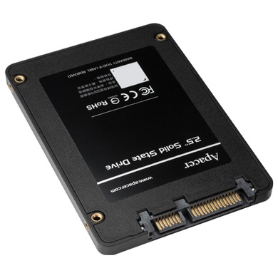 SSD диск Apacer AS340X 480GB 2.5" 7mm SATAIII 3D NAND Read/Write: 550/520 MB/sec, Black