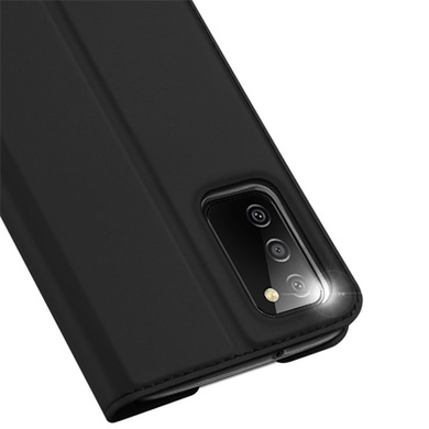Чехол-книжка Dux Ducis с карманом для визиток для Samsung Galaxy A03s Черный