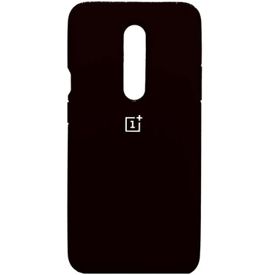 Чохол Silicone Cover Full Protective (AA) для OnePlus 7 Pro, Чорний / Black