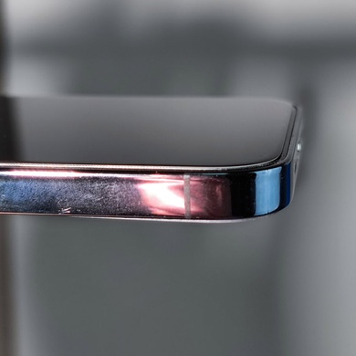 Защитное стекло Privacy 5D Anti-Static (тех.пак) для Apple iPhone 15 (6.1") Черный