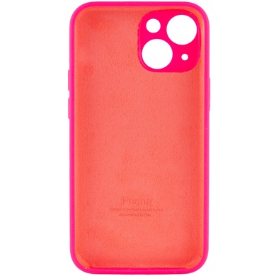 Чохол Silicone Case Full Camera Protective (AA) для Apple iPhone 15 (6.1"), Розовый / Barbie pink